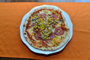 Pizza im Hotel Angerer-Hof