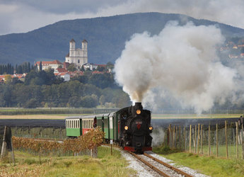Feistritztalbahn mit Dampflok
